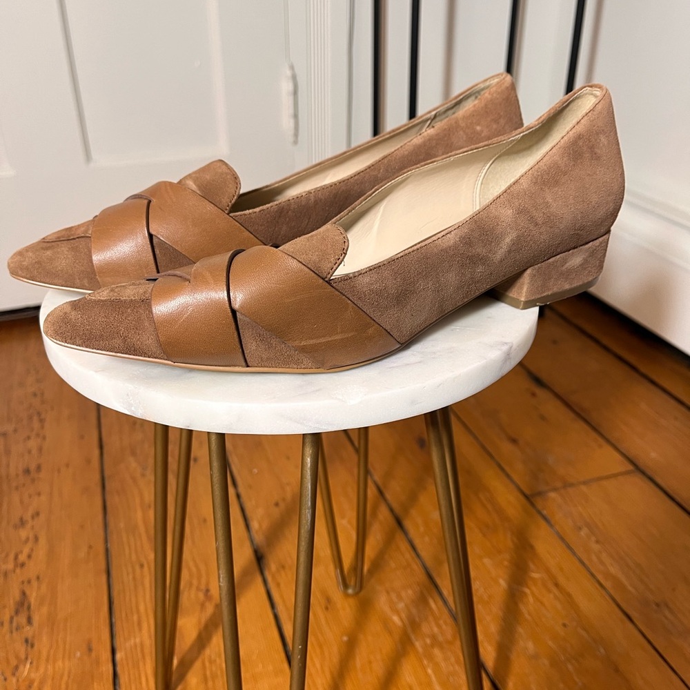 Cole Haan Camila Suede Leather Skimmer Flat Loafer Size 8.5 - Picture 5 of 10
